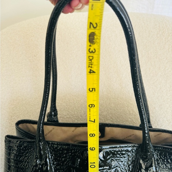 Brahmin Medium “Julian” Croc-Embossed Leather Bag - Picture 14 of 16